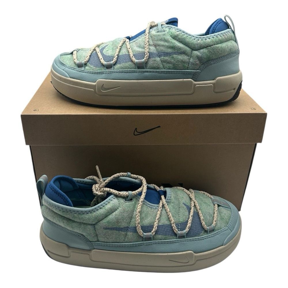 Nike Offline Pack Shoes Mens‎ 9.5 Womens 11 Green Marina Blue Ocean Cube